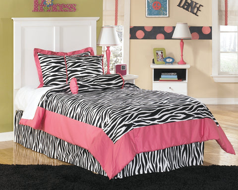 Bostwick Shoals Twin Panel Headboard Bed with Mirrored Dresser and 2 Nightstands