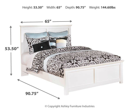Bostwick Shoals Queen Panel Bed with Mirrored Dresser and 2 Nightstands
