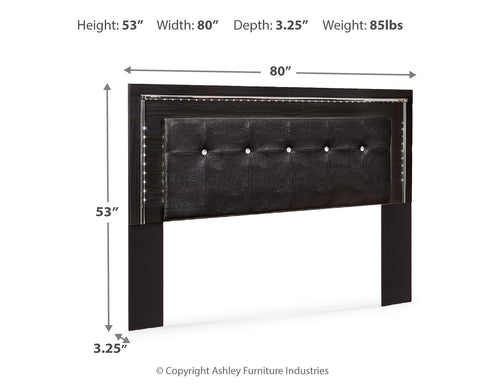 Kaydell King/California King Upholstered Panel Headboard