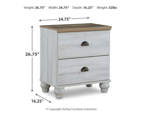 Haven Bay Queen Panel Bed with Mirrored Dresser, Chest and 2 Nightstands