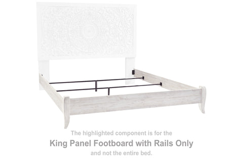 Paxberry King Panel Footboard with Rails
