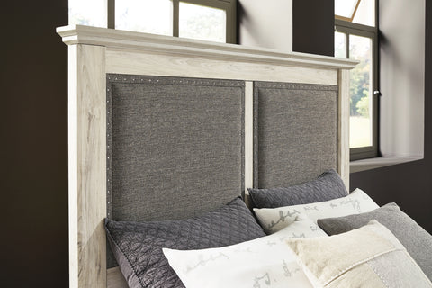 Cambeck King/California King Upholstered Panel Headboard with Dresser