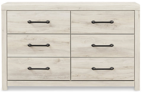 Cambeck King Panel Headboard Bed with Dresser