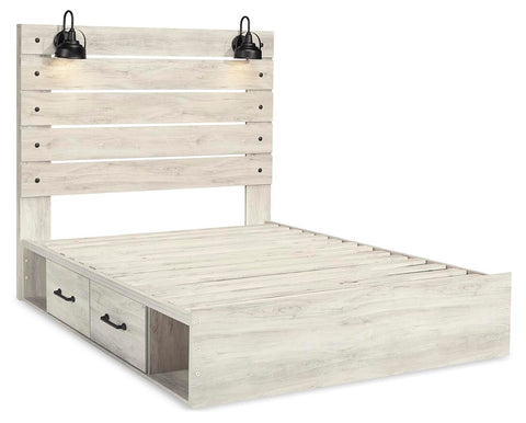 Cambeck Queen Panel Bed with 2 Storage Drawers