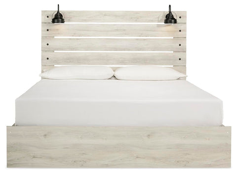 Cambeck King Panel Bed with 4 Storage Drawers