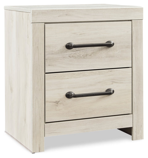 Cambeck Queen Panel Headboard Bed with Mirrored Dresser and 2 Nightstands