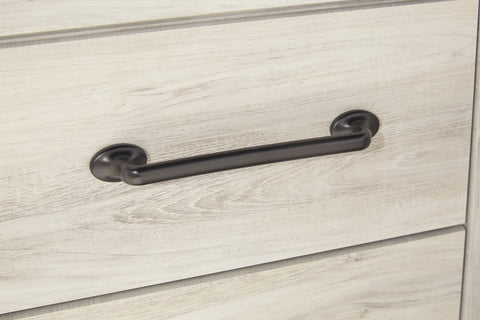 Cambeck Queen Panel Bed with Mirrored Dresser and 2 Nightstands