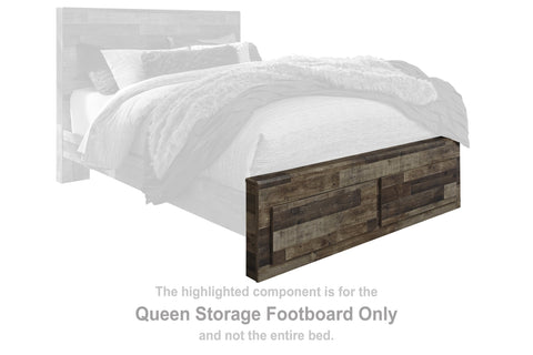 Derekson Queen Storage Footboard