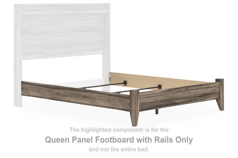 Baystorm Queen Panel Footboard w/Rails - JMD Furniture DMV