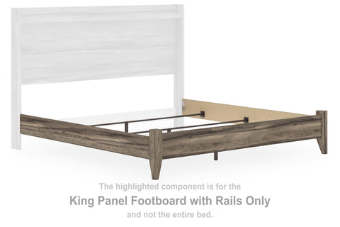 Baystorm King Panel Footboard w/Rails - JMD Furniture DMV