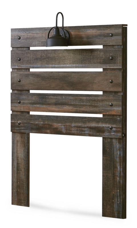 Drystan Twin Panel Headboard Bed with Mirrored Dresser and 2 Nightstands