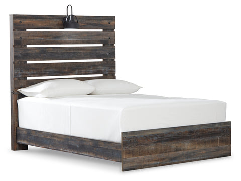 Drystan Full Panel Bed with Nightstand