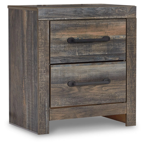 Drystan Queen Panel Headboard Bed with Mirrored Dresser, Chest and 2 Nightstands