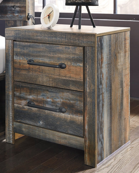 Drystan Full Panel Bed with Nightstand
