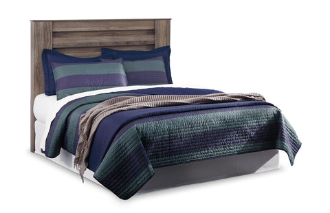 Zelen Queen/Full Panel Headboard Bed with Mirrored Dresser, Chest and Nightstand