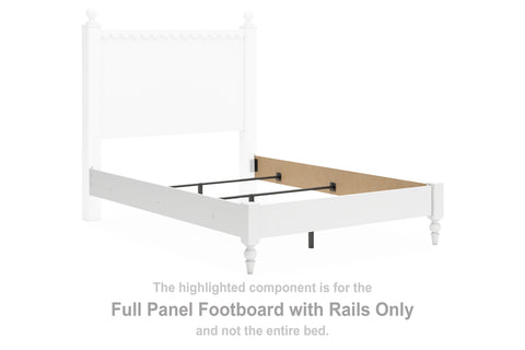 Mollviney Full Panel Footboard with Rails