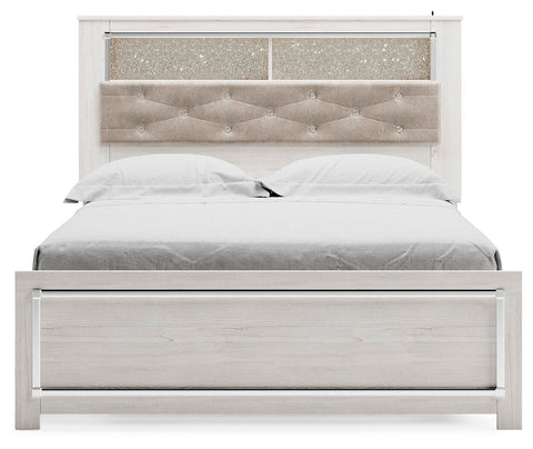 Altyra Queen Panel Bookcase Bed