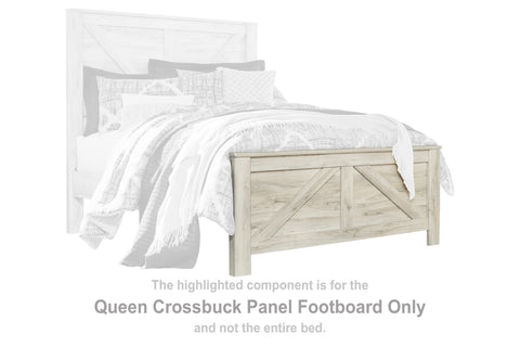 Bellaby Queen Crossbuck Panel Footboard - JMD Furniture DMV
