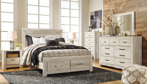 Bellaby Queen Platform Bed with 2 Storage Drawers