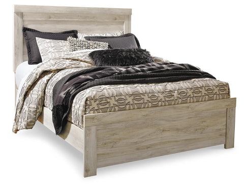 Bellaby Queen Panel Bed with Mirrored Dresser and Chest