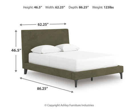 Zadilyn Full UPH Bed w/Roll Slats