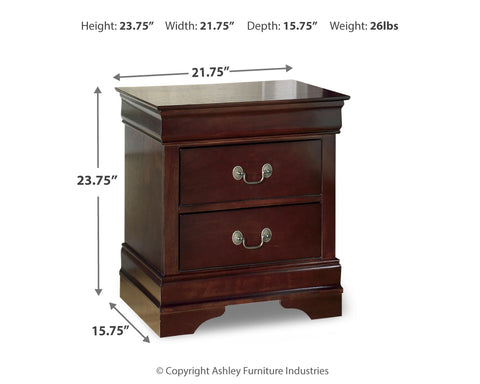 Alisdair Full Sleigh Bed with 2 Nightstands