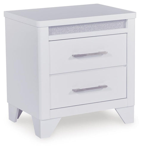 Frostlyn Two Drawer Night Stand