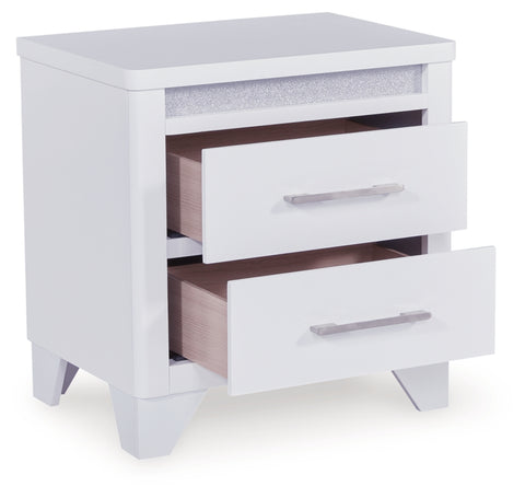 Frostlyn Two Drawer Night Stand