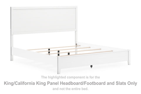 Binterglen King/California King Panel Headboard/Footboard and Slats