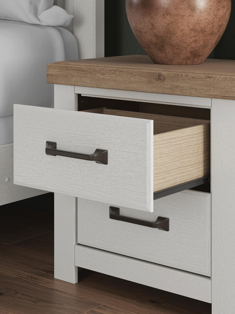Savonport Two Drawer Night Stand