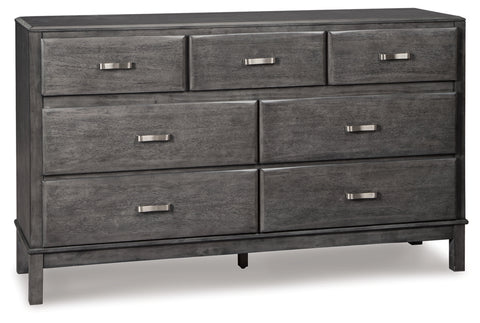 Caitbrook Queen Storage Bed with 8 Drawers with Dresser and Chest