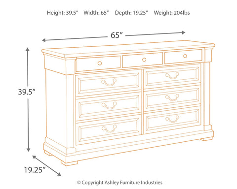 Bolanburg Dresser and Mirror