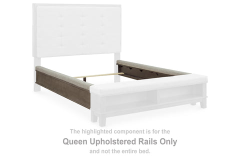 Hallanden Queen Upholstered Rails