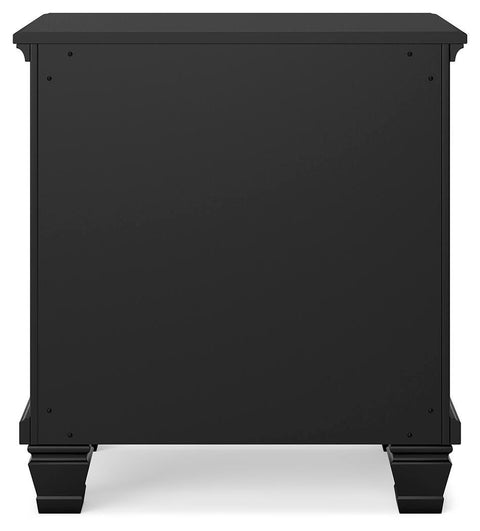 Lanolee Queen Panel Bed with Mirrored Dresser, Chest and 2 Nightstands