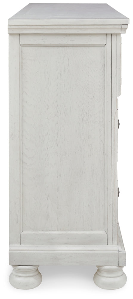 Robbinsdale California King Sleigh Bed with Storage with Dresser