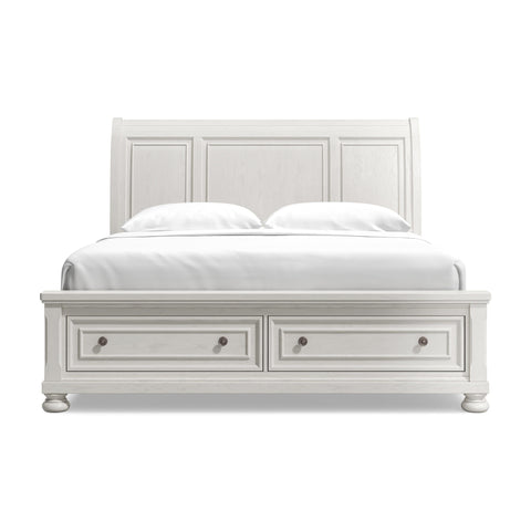 Robbinsdale California King Sleigh Bed with Storage with Dresser