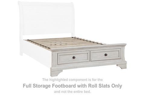 Robbinsdale Full Storage Footboard with Roll Slats