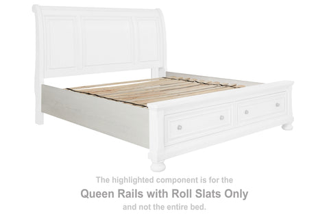 Robbinsdale Queen Rails with Roll Slats