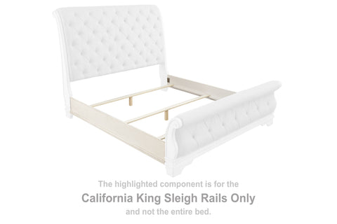 Realyn California King Sleigh Rails