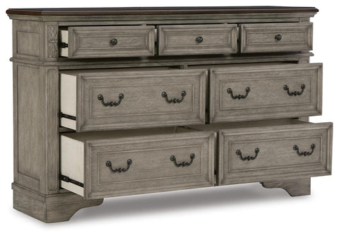 Lodenbay California King Panel Bed with Dresser