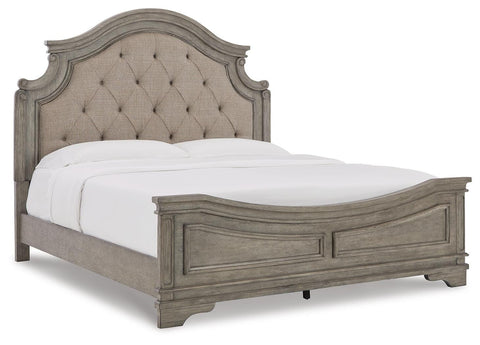 Lodenbay California King Panel Bed with Mirrored Dresser, Chest and 2 Nightstands