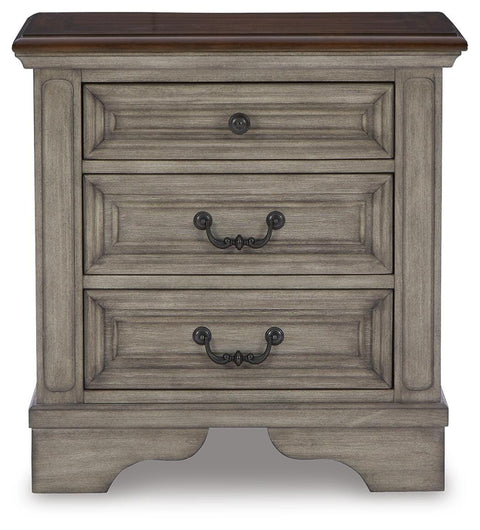 Lodenbay California King Panel Bed with Mirrored Dresser, Chest and 2 Nightstands