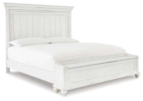 Kanwyn Queen Panel Bed with Storage Bench - JMD Furniture DMV