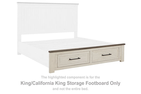 Brewgan King/California King Storage Footboard
