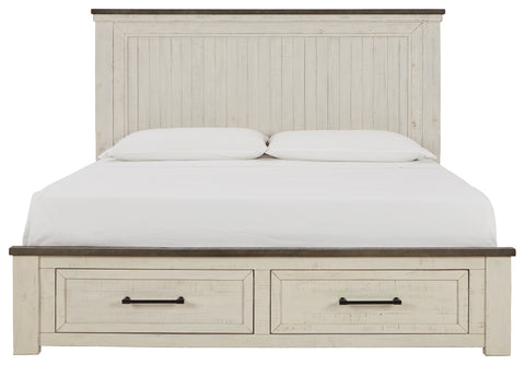 Brewgan California King Panel Storage Bed