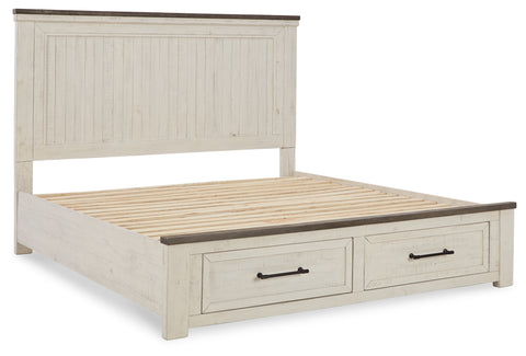 Brewgan California King Panel Storage Bed