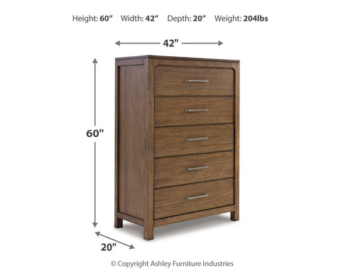 Cabalynn King Upholstered Bed with Mirrored Dresser, Chest and 2 Nightstands