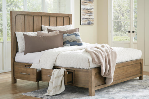Cabalynn California King Panel Bed with Storage
