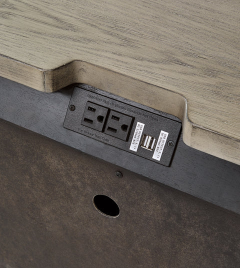 Foyland King Panel Storage Bed with Mirrored Dresser and 2 Nightstands