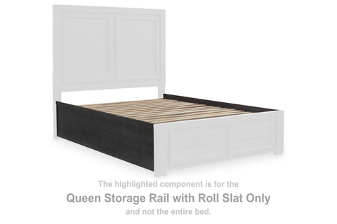 Foyland Queen Storage Rail with Roll Slat